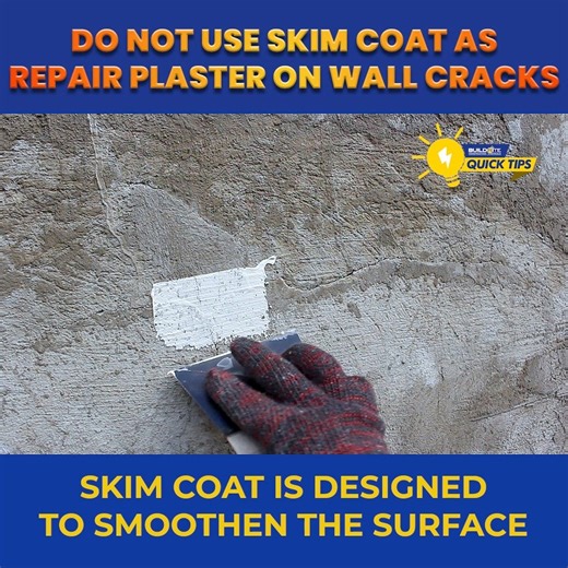 4.6K views · 110 reactions | Skim coat cannot repair cracks, and...