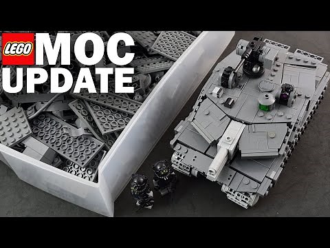 Building a Futuristic Lego MODERN MILITARY TANK (Abrams X?)! Full Build Process! (MOC UPDATE)