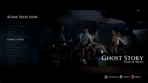 Man of Medan guide - Unlocking Scene Selection and Curator's Cut