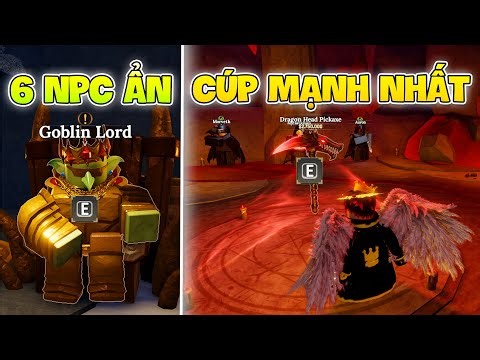 UPDATE CODE | Cách Lấy Cúp DRAGON HEAD PICKAXE | NPC Ẩn Mới The Forge | Xuyen Roblox