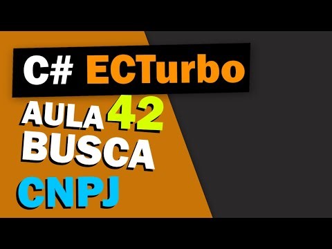 C Sharp course with a function for searching for a CNPJ (Brazilian company tax ID).