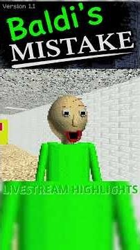 Baldi Has to Fight the Principal to Keep His Job?! | Baldi’s Mistake