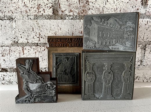 Antique Letterpress Printing Block: 1800s Historical Decor - Etsy