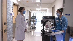 Things look a bit different for labor and delivery patients at Penn State Health Milton S. Hershey Medical Center, with enhanced safety measures in place for you, your support person and your baby. Dr. Christina DeAngelis, an obstetrician/gynecologist, shares what to expect when you’re expecting now. | Penn State Health