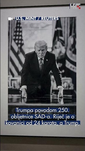 Ovako će izgledati zlatnik s likom Donalda Trumpa