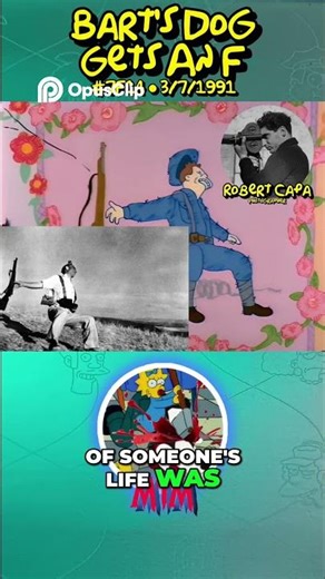 Robert Capa's 'Falling Soldier' #jimrearden #thesimpsons #simpsons