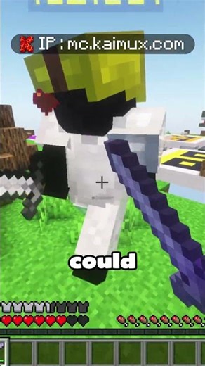 Alone while playing Minecraft? #minecraft #kaimuxnetwork #survival #diamonds #getrichquick #boxpvp