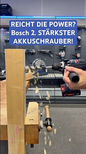 🔥 BOSCHs ZWEITSTÄRKSTER Akku Bohrschrauber GSR 18V-110 im SPEED CHECK! #shorts