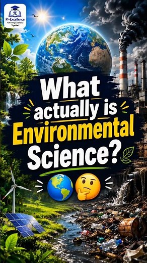What is Environmental Science? 🌍 (Simple Explanation) #shorts