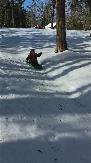 Crazy Sledders On Ice!