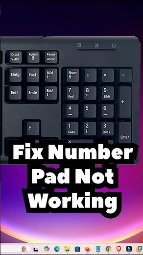 How to Fix Number Pad Not Working on Windows 11 PC or Laptop