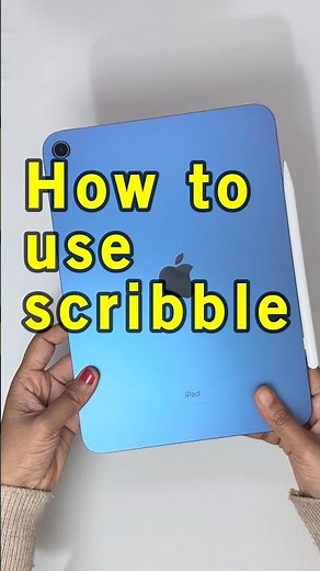 How to Use Scribble on iPad (Full Guide)
