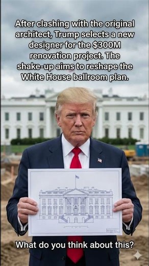 Trump hires new architect for White House ballroom