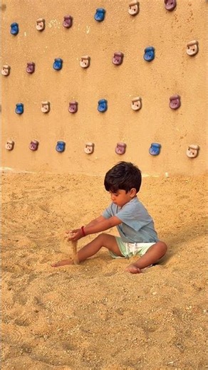 Kids Exploring Sand | Fun Sensory Play for Children | Outdoor Learning Activity #shortvideo #kids