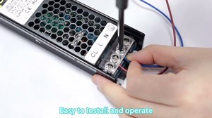 12V 60W LED Driver Dimmable Power Supply, AC 110V to DC 12V Converter, Constant Voltage LED Transformer for Strip Lights, Bulbs, Garden and Cabinet Lights