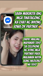 📌Saan makikita ang mga tinatagong ka chat ng iyong jowa o partner sa kanilang messenger🕵️✅👇 #tutorial #tips #guide #trendingnow #highlightsシ゚ | Regina Ellevera