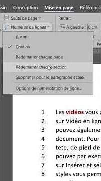 Numbering the lines of a Word document #LearnWord #WordTips #WordTraining