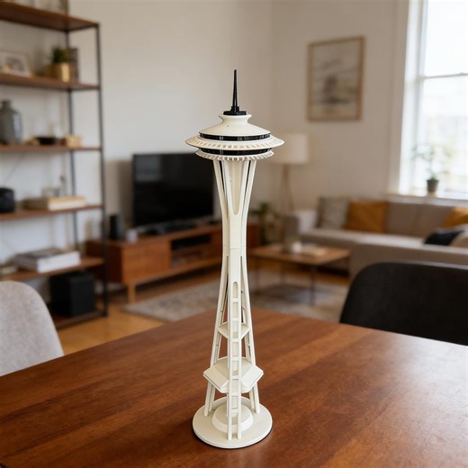 3D Printed Seattle Space Needle Souvenir Sculpture - Etsy