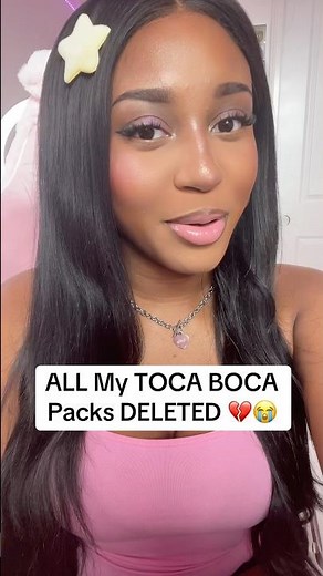 BRUH my packs are gone 😭💔 #tocaboca #tocalifeworld (ps its a joke i play on pc)