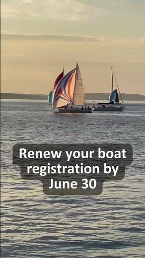 Renew your boat registration