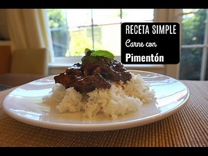 RECETA FÁCIL Y SENCILLA DE CARNE CON PIMENTÓN O PIMIENTO MORRÓN