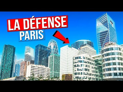 LA DEFENSE, the modern face of PARIS, France in 4K