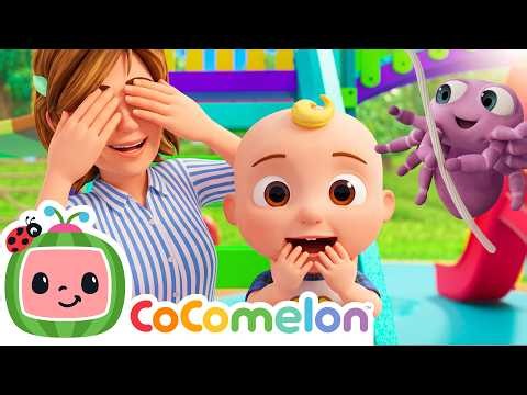Baby JJ's PeekaBoo at the Park with Itsy Bitsy Spider 🕷️🌳| Cocomelon Nursery Rhymes for Kids