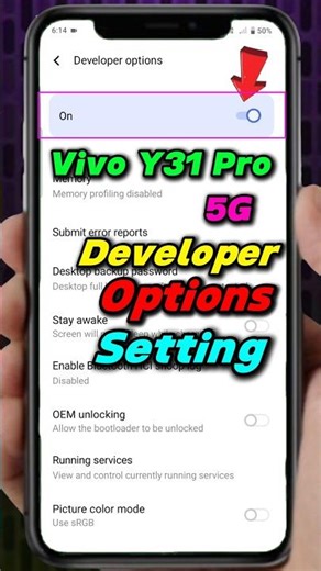 Vivo Y31 Pro 5G Mein Developer Options On Kaise Karen | Vivo Y31 Pro 5G Developer Options #shorts