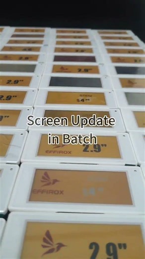 2.9 inch Electronic Price Labels Update in Batch #einkdisplay #epaperdisplay #retailtech