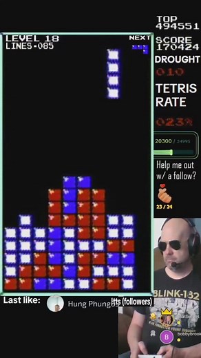 Chill game #tetris #videogames #retrogames #esports #nintendo #gamer #nesgames #nes #gamehighlights #classictetris #ctwc | Keith Adam Jeffreys