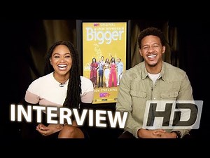 Bigger (BET+ Streaming Service) Tanisha Long & Chase Anthony Exclusive Interview [HD]