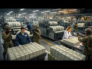 Inside the Dollar Factory: The $750M Machine That Prints the World's Reserve Currency (Full Process)