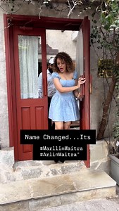 "New name, same fire! 🔥 Marllin Maitra slaying her new journey with that killer smile, stunning curves, and a sky-blue vision of elegance! 💙✨ #MarllinMaitra #ArlinMaitra" | Sohel Fakhruddin Fidai