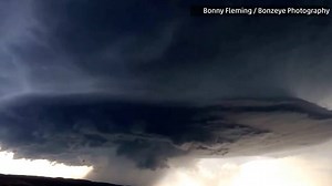 640K views · 12K reactions | This stopped everyone in their tracks along I-90 in South Dakota Monday. What you’re watching is a time-lapse of a rotating supercell thunderstorm — but it’s moving so slowly, it appears as if it's sitting still. Impressive, isn't it? (Bonny Fleming/Bonzeye Photography) | The Weather Channel | Facebook
