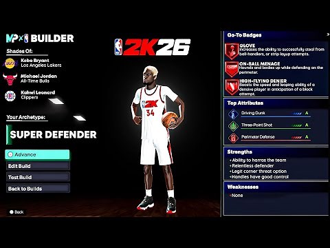 NBA 2K26 MYPLAYER BUILDER GAMEPLAY FULL BREAKDOWN 💯