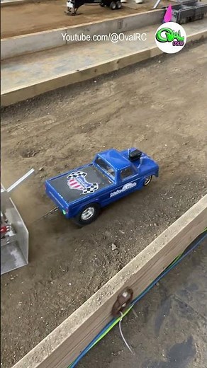 Modified 2wd trucks battle for the top spot at the 2024 RC Pulling World Championships