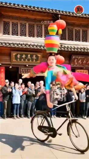 🎪 Rang-Birangi Costume Mein Cycle Stunt | Street Performance Ne Sabko Hairaan Kar Diya 🚲🔥