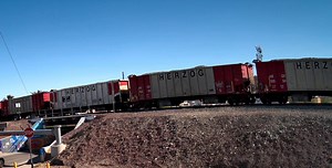 At least this train should be safe from robbery. A couple days ago there was another call for one but never say anything from police about it. Here's what Birdland Crier posted from a scanner call: 4/3/25 Kingman area *Antares Rd* Multiple BNSF Train Robbery's 1:00am (Approx) MCSO Seeing flashlights next to a train car 1:15am MCSO Out with BNSFPD 1:20am MCSO Multiple boxcars open 1:32am MCSO Now second train stopped and robbed 1:32am MCSO Requesting AZDPS Ranger 1:58am AZDPS Ranger airborne and