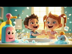 Washy Wash Hands Song | Fun Handwashing Song for Kids | Hygiene & Safety Learning for Toddlers
