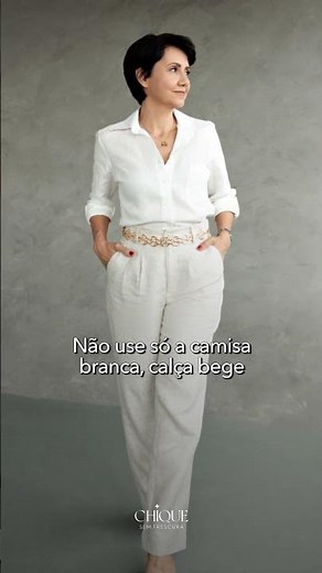 IMPOSSÍVEL NÃO AMAR: A Combinação de Cores BRANCO e BEGE com ACESSÓRIOS que SE DESTACAM! VEJA AQUI
