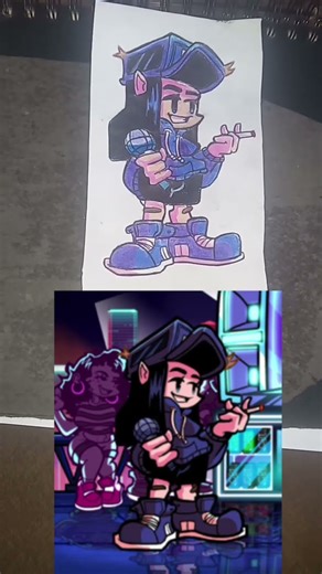 draw cassete girl fnf baddies week! #fnf #fnfmod #drawings