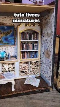 un tuto livres miniatures #diy