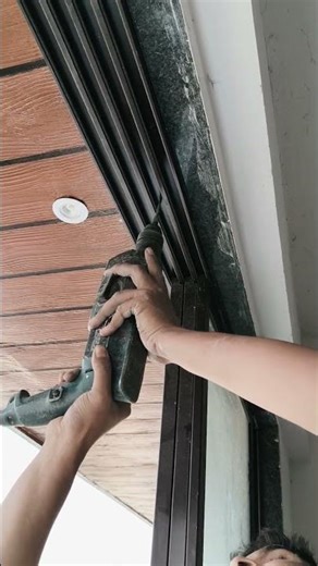 How to Install Aluminum Sliding Windows (DIY)#shorts#short #home