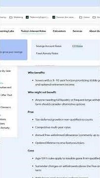 Best CD and Annuity Rates Right Now