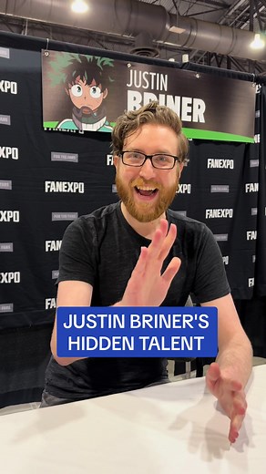 RIP Gilbert, you would’ve loved Justin Briner #CelebrityImpressions #JustinBriner #VoiceActor #FanExpoPhiladelphia #MyHeroAcademia #Izuku #GilbertGottfried