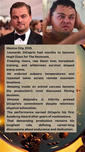 Leonardo DiCaprio’s The Revenant Transformation Was Brutal 😳