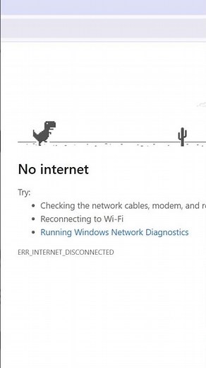 Chrome Dino Game CHEAT CODE How to make the dino invincible!!! #shorts #chromedino #ytshorts