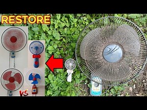 Restoring old broken mini fans and wall fans |comparing with homemade usb fans