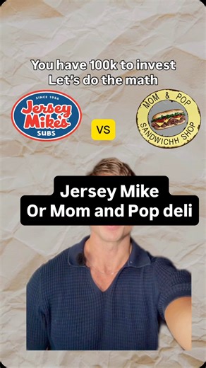 Doug Grindstaff III on Instagram: "Should you buy a jersey mikes and a local mom and pop deli"