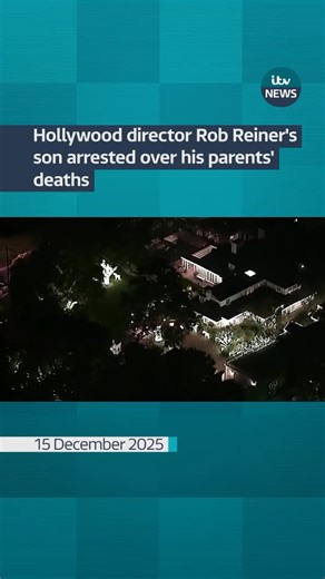 Nick Reiner, 32, was arrested on Sunday and booked into custody on Monday, LASD Inmate Center records show. Bail has been set at $4million. #itvnews | ITV News